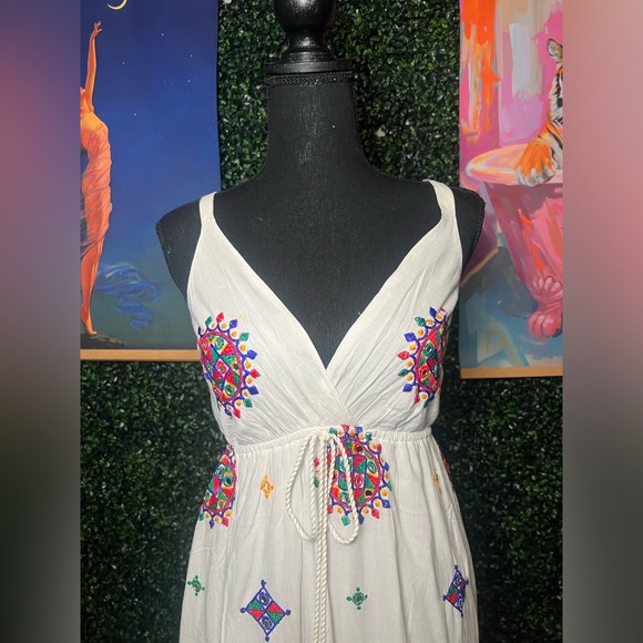 The Bohème Dream | Boutique Mandala Rainbow Maxi Dress - Picture 5 of 8